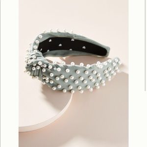 Lele Sadoughi Dove Gray Headband